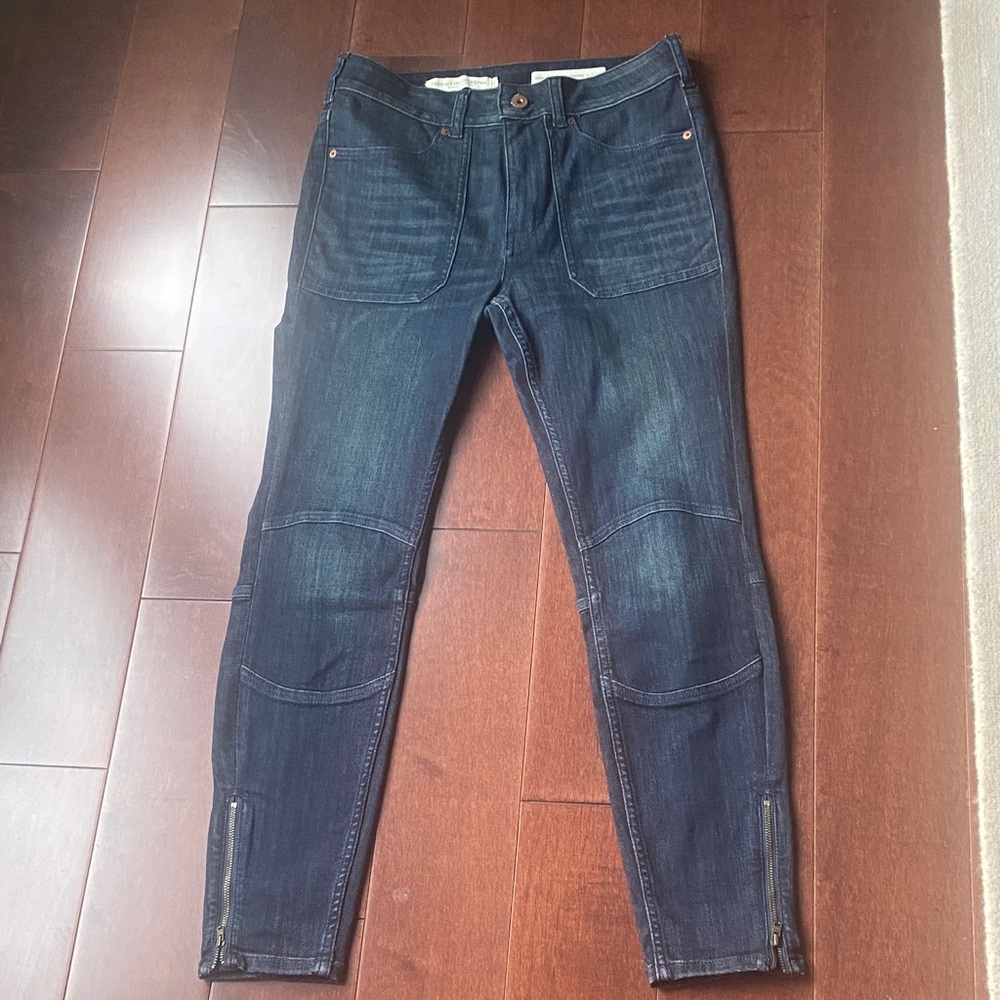 Anthropologie Dark Blue Skinny Jeans